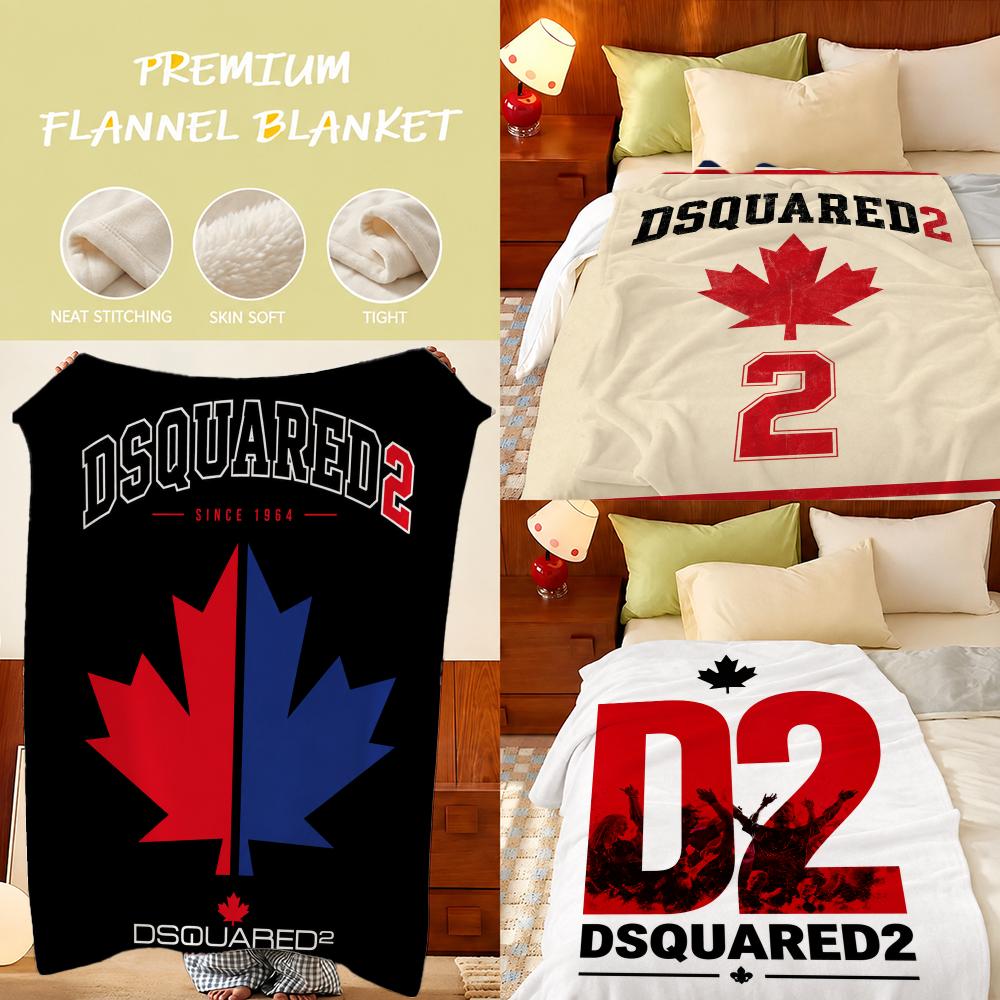 Home Textiles Throw - Selimut Lembut Berbahan Flanel Merek Dsquared2,
