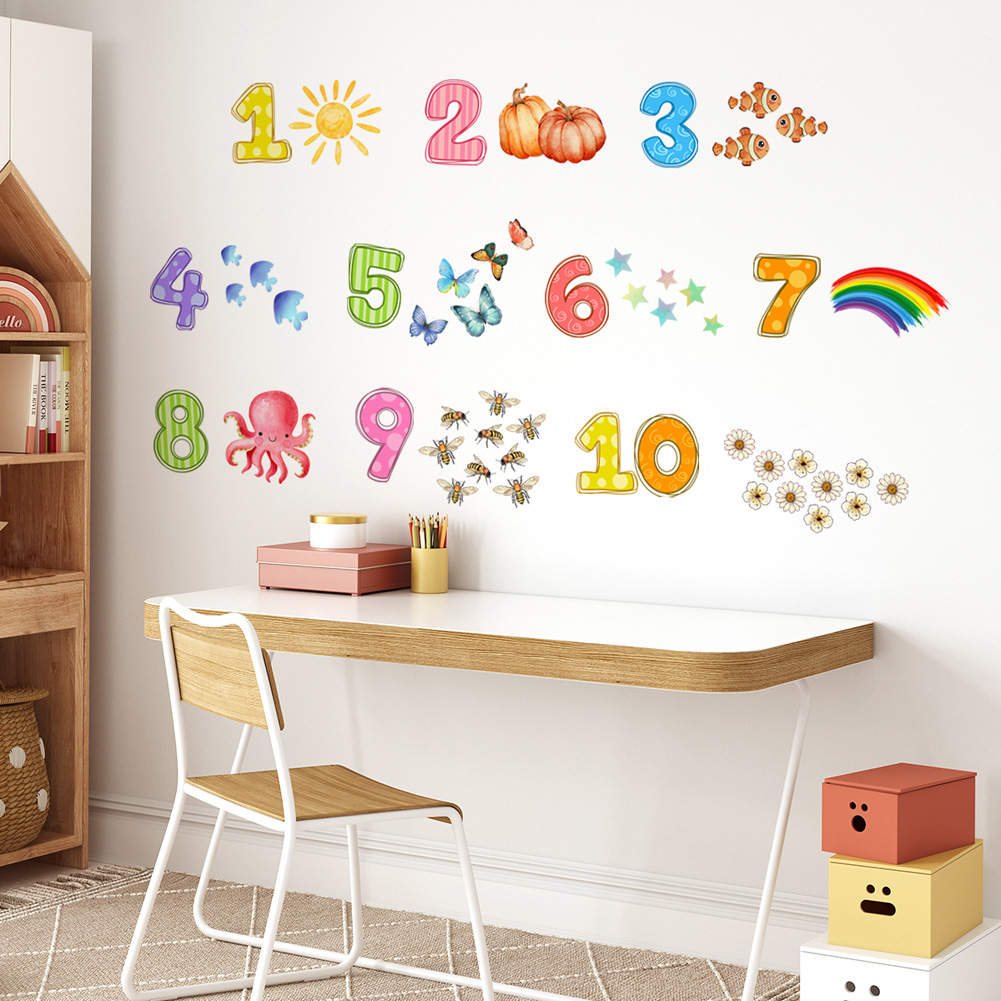 Home Textiles Meaning - Stiker Dinding Hewan Digital Kartun Wallpaper