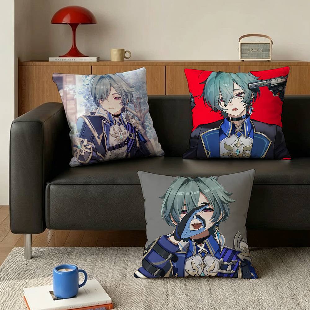 Home Textiles Là Gì - Cryo L-Lohen G-enshin Impact Sarung Bantal