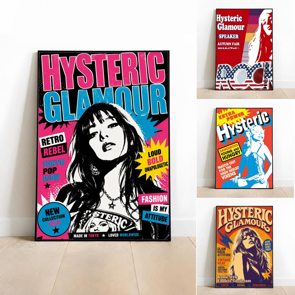 Home Textiles Brands - Poster Hysteric Glamour, Dekorasi Dinding Ruangan,