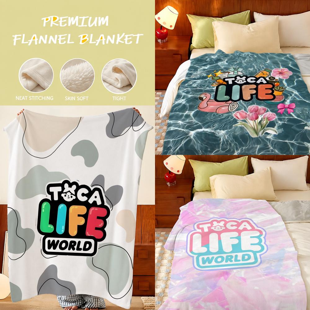 Home Textiles Throw - Selimut Lembut Berbahan Flanel Bertema Game