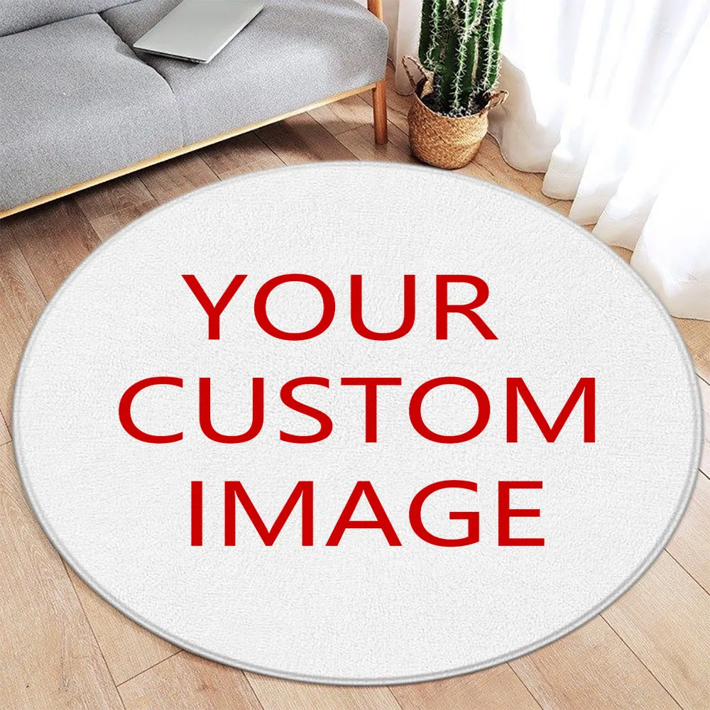 Home Textiles Rug - Karpet Bulat Hewan Kartun Kustom-Karpet Lantai