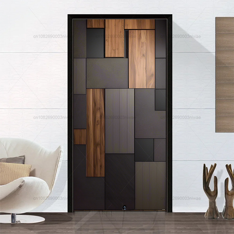 Home Textiles Meaning - Stiker Pintu Motif Serat Kayu, Wallpaper