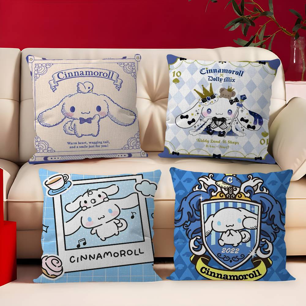 Home Textiles Inc - Sarung Bantal Kartun C-Cinnamoroll, Dekorasi Rumah