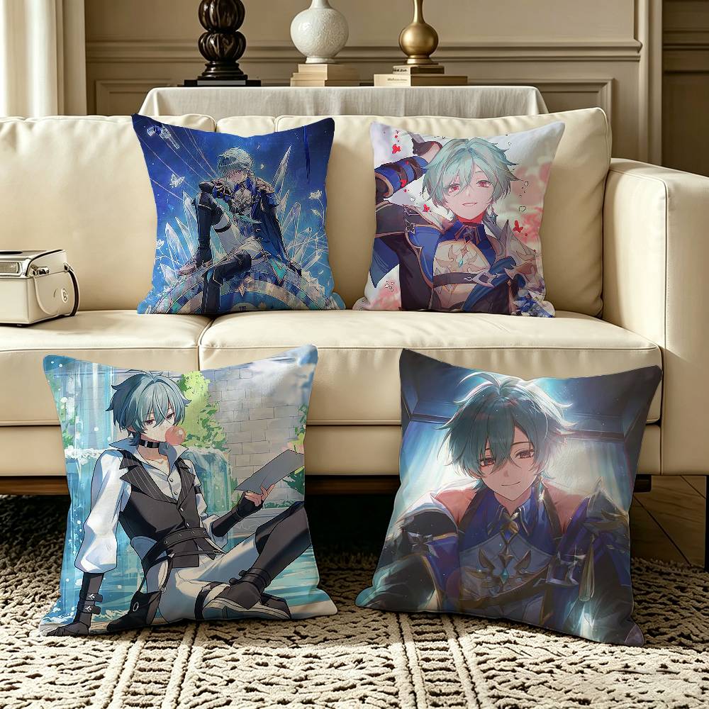 Home Textiles Là Gì - Cryo L-Lohen G-enshin Impact Sarung Bantal