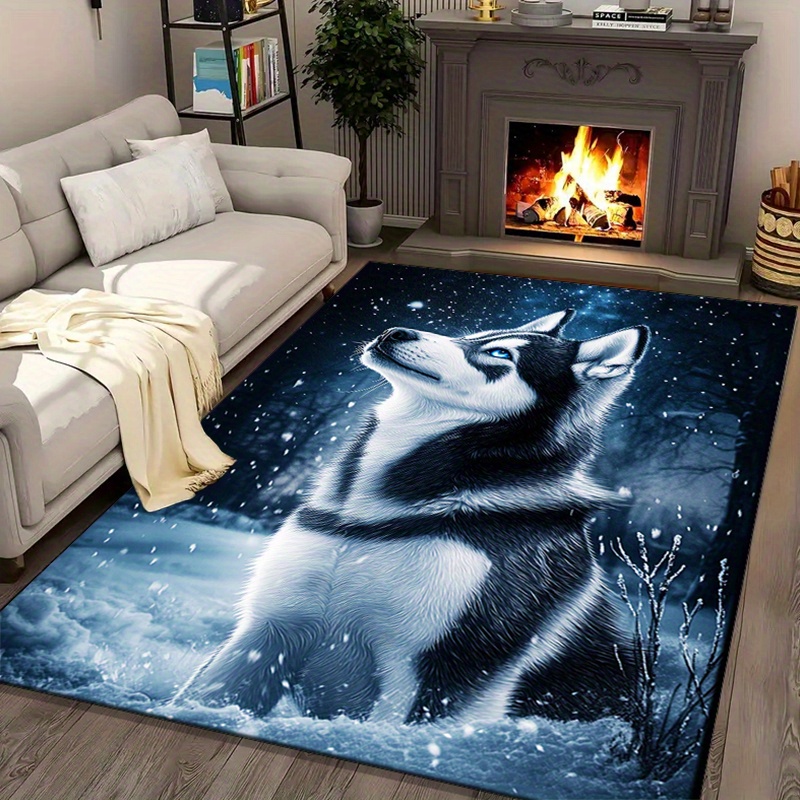 Home Textiles Rug - Karpet Husky Musim Dingin untuk Ruang