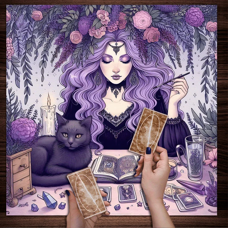 Home Textiles News - Taplak Meja Penyihir Wisteria Ramalan Tarot