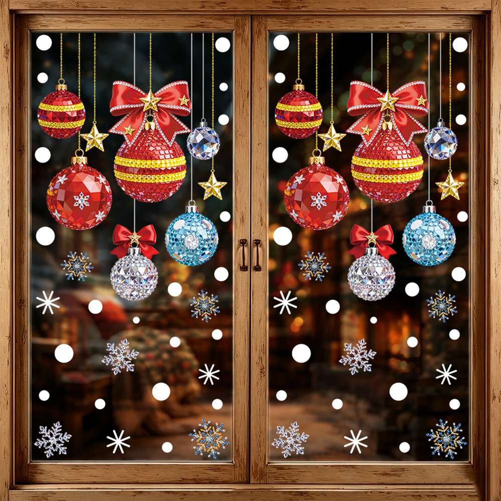 Home Textiles Meaning - Stiker Jendela Pohon Natal & Manusia