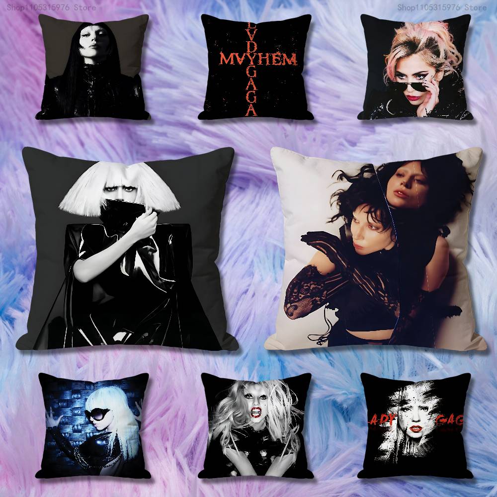 Home Textiles Là Gì - L-Lady G-Gaga MAYHEM Sarung Bantal Persegi