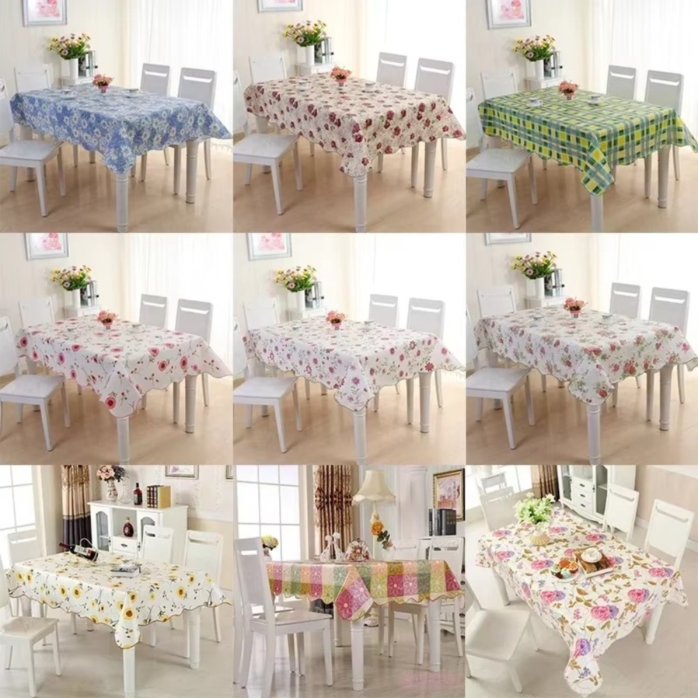 Home Textiles News - Taplak Meja PVC Tahan Air Taplak