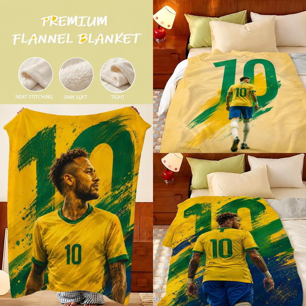 Home Textiles Throw - Selimut Lembut Berbahan Flanel dengan Motif