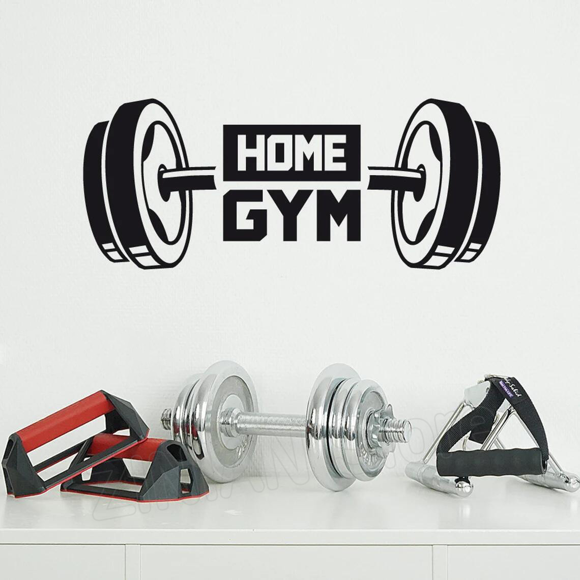 Home Textiles Meaning - Stiker Dinding Dekorasi Gym Rumah Kebugaran