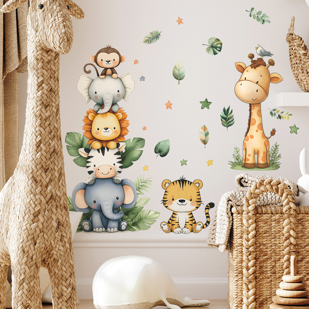 Stiker Dinding Hewan Hutan Boh - Home Textiles Meaning ulasan dan harga