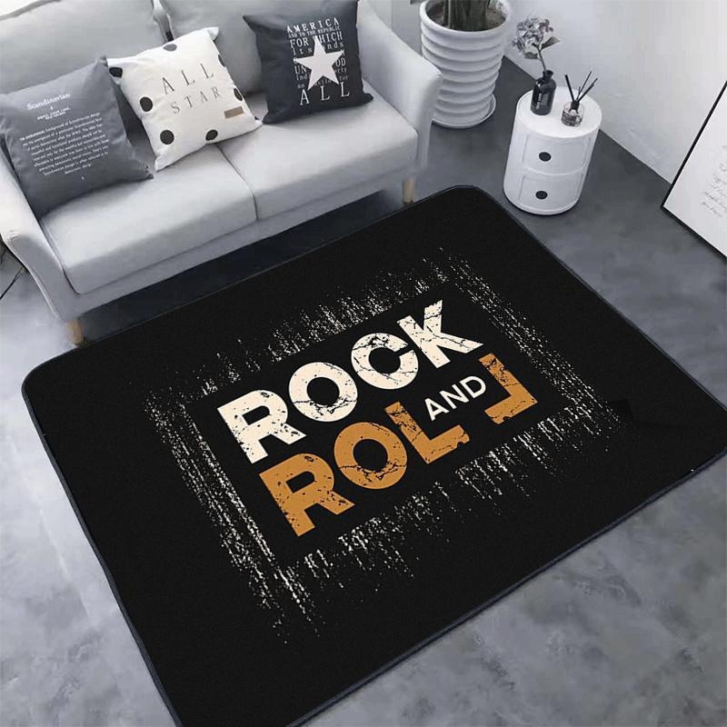 Karpet Rock and Roll Hard Rock - Home Textiles Rug ulasan dan harga
