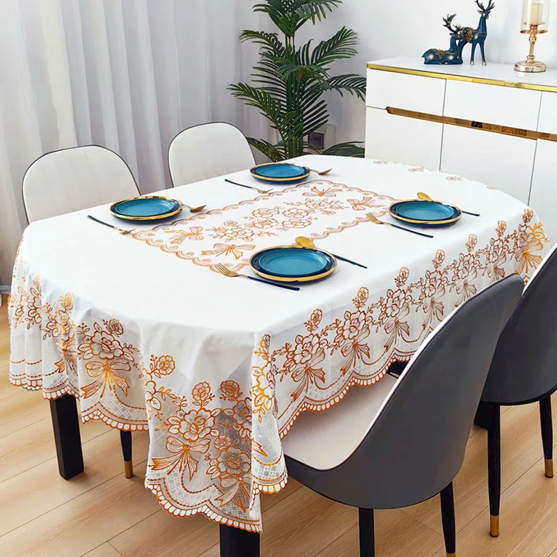 Taplak Meja PVC Oval Tahan Air - Home Textiles News ulasan dan harga