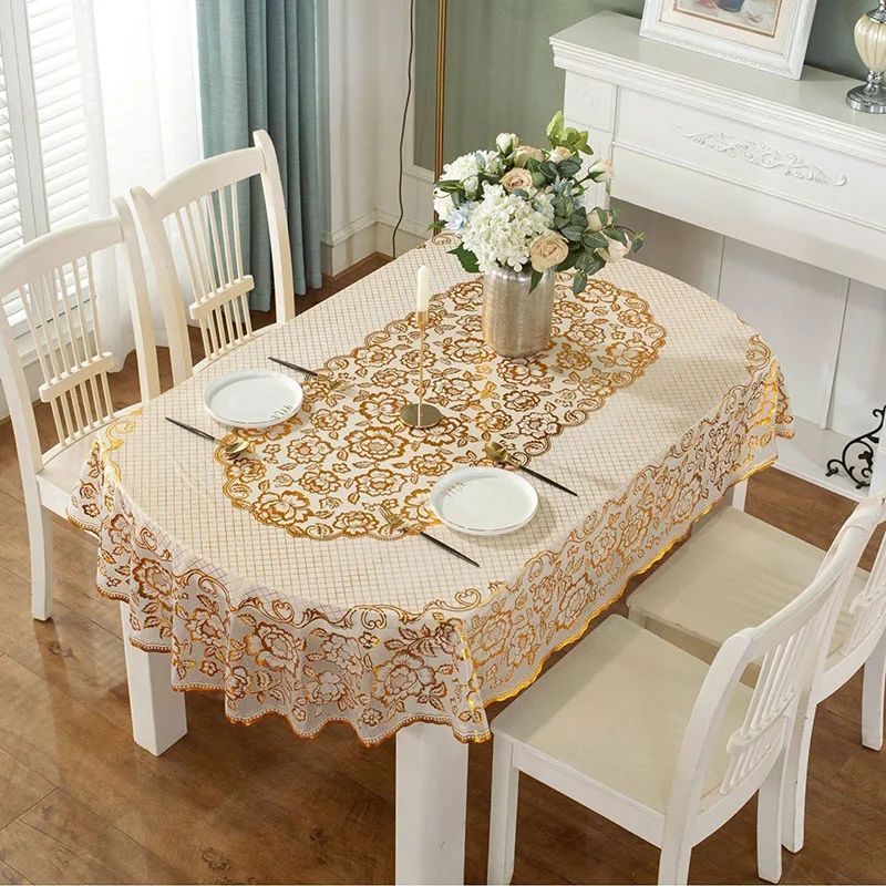 Taplak Meja PVC Oval Tahan Air - Home Textiles News ulasan dan harga