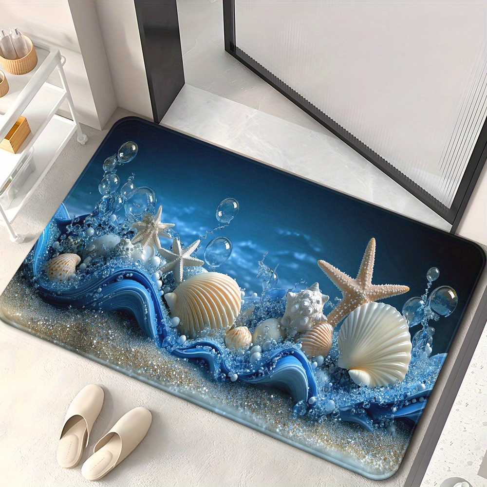 Karpet Lantai 3D Motif Gelomba - Home Textiles Rug ulasan dan harga