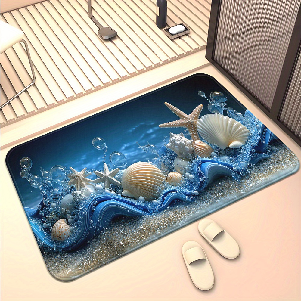 Karpet Lantai 3D Motif Gelomba - Home Textiles Rug ulasan dan harga