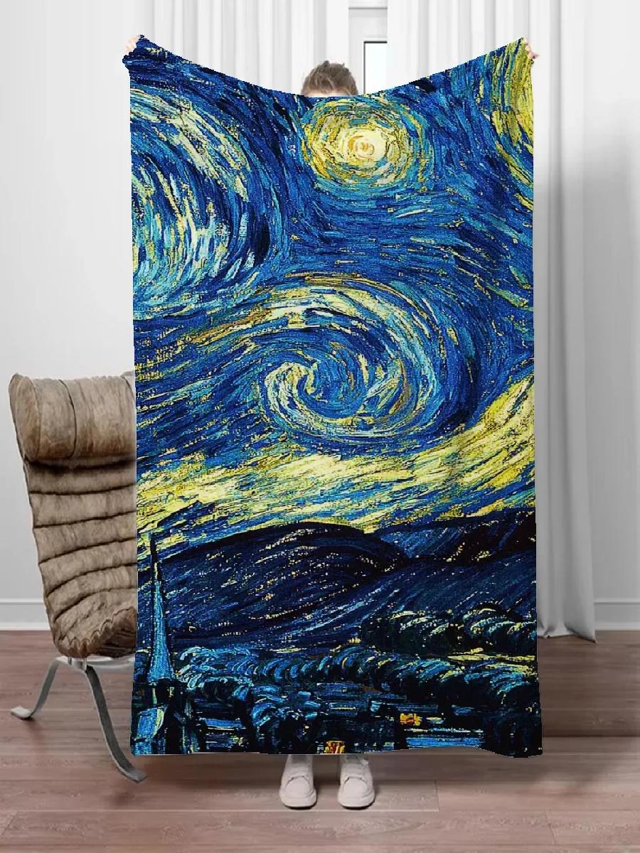 Selimut Lembut Van Gogh Boho u - Home Textiles Throw ulasan dan harga