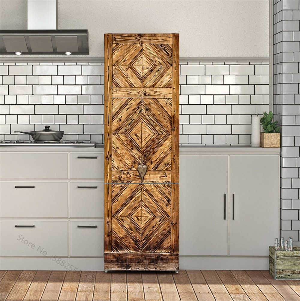 Stiker Mural pintu kayu, kerta - Home Textiles Meaning ulasan dan harga