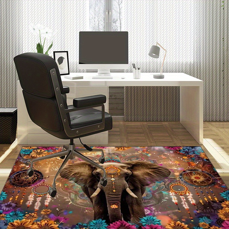 Karpet Mandala Gajah: Pola Bun - Home Textiles Rug ulasan dan harga