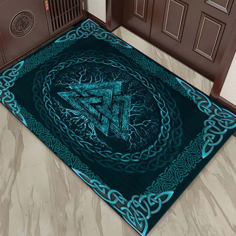 Karpet Celtic Tree of Life unt - Home Textiles Rug ulasan dan harga