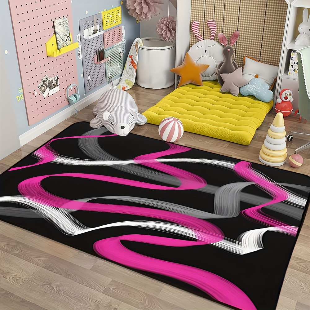 Karpet Geometris Bergaris Warn - Home Textiles Rug ulasan dan harga