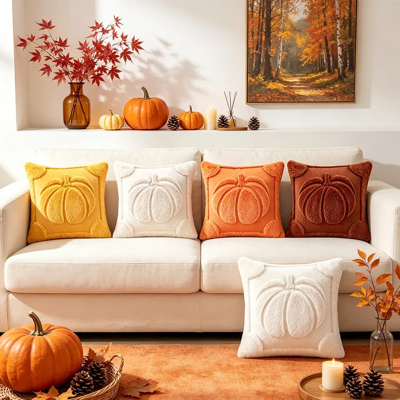 Sarung bantal labu Halloween l - Home Textiles Manufacturer ulasan dan harga