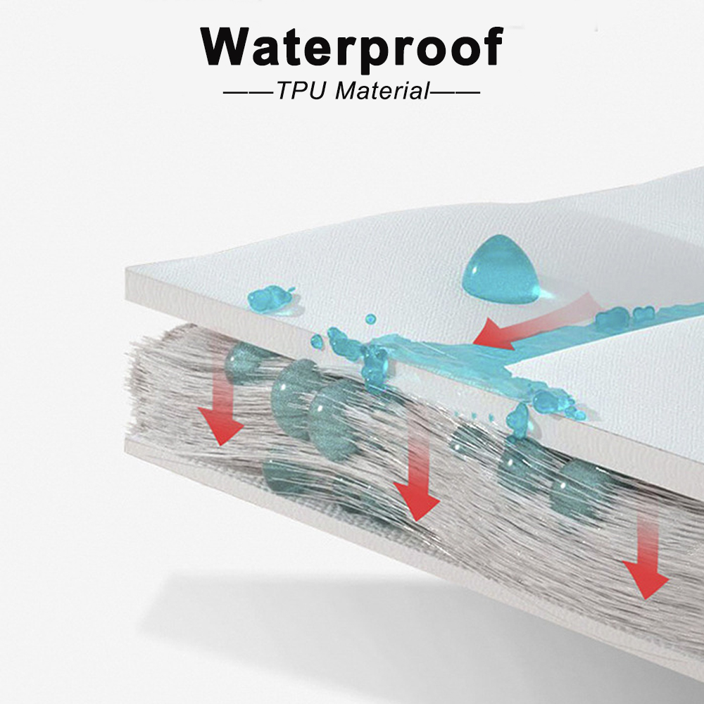 Sarung kasur katun tahan air,  - Home Textiles Throw ulasan dan harga