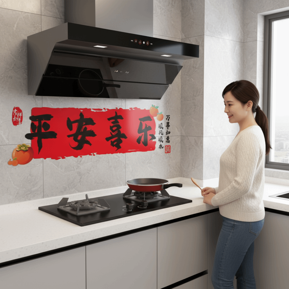 Stiker Tahan Minyak Tahun Kuda - Home Textiles Meaning ulasan dan harga