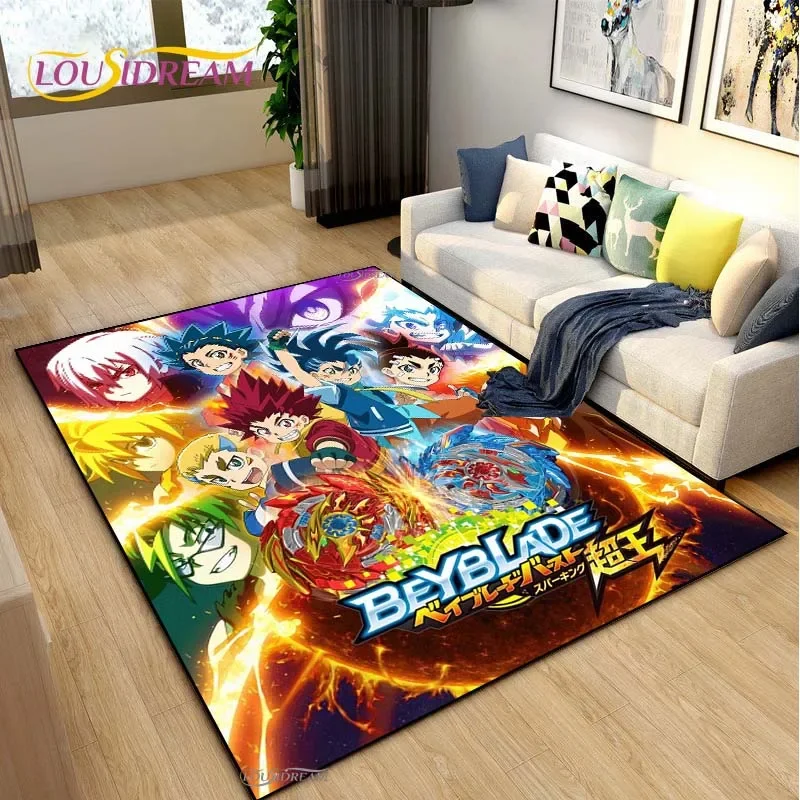 Beyblade Karpet Anime Kartun u - Home Textiles Rug ulasan dan harga